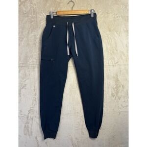 Figs Women's Small Navy Blue Technical Collection Scrub Joggers Pants